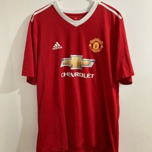 Adidas soccer tee Manchester Chevy